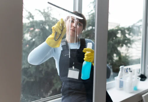 Nettoyage de vitres intérieures et extérieures à Bousbach